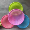 【 Zone 3-9 】216 Milan 400/ piece Household plastic vegetable washing basket, rice washing basket, draining basket, fruit and vegetable basket, water filter sieve, kitchen vegetable washing sieve, fruit sieve details Picture